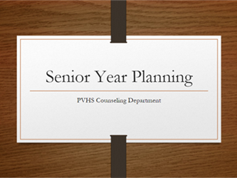 Senior Year Planning